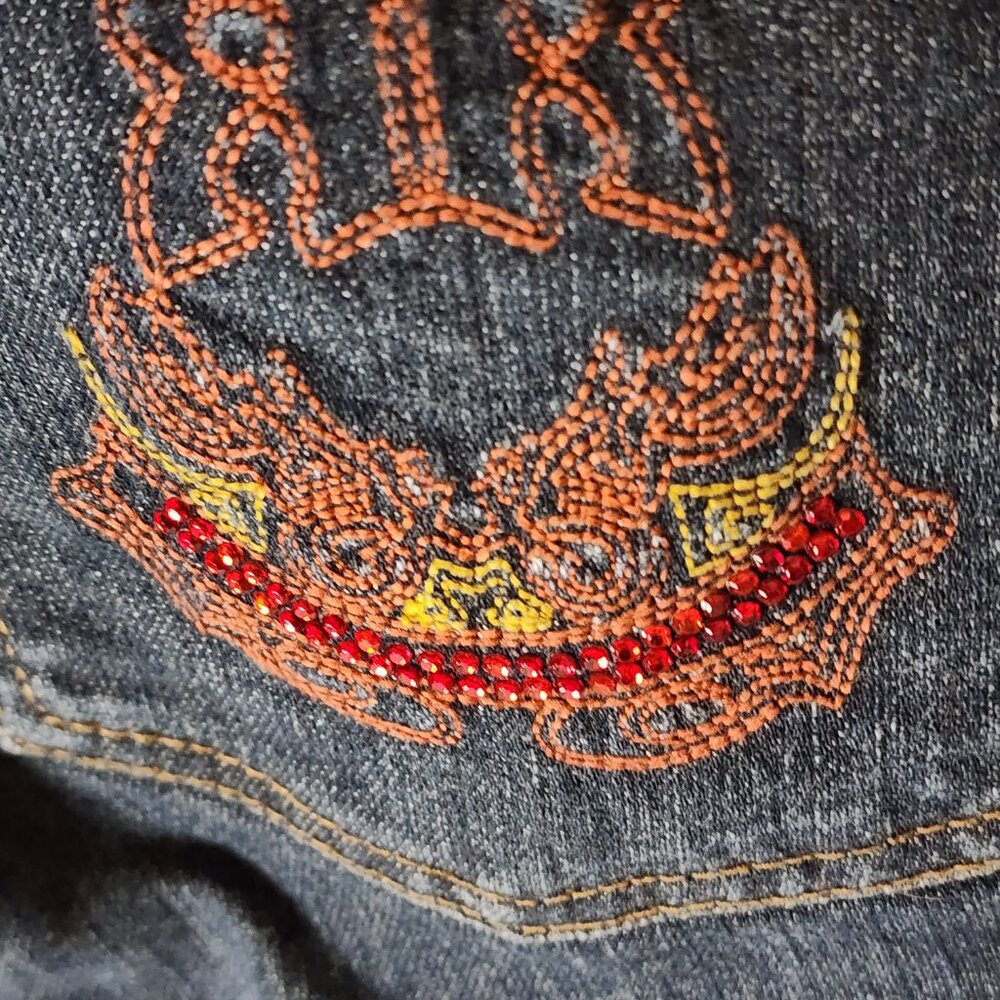 Rock & Republic Bootcut Jeans 28 Embroidered Pockets - Picture 4 of 13